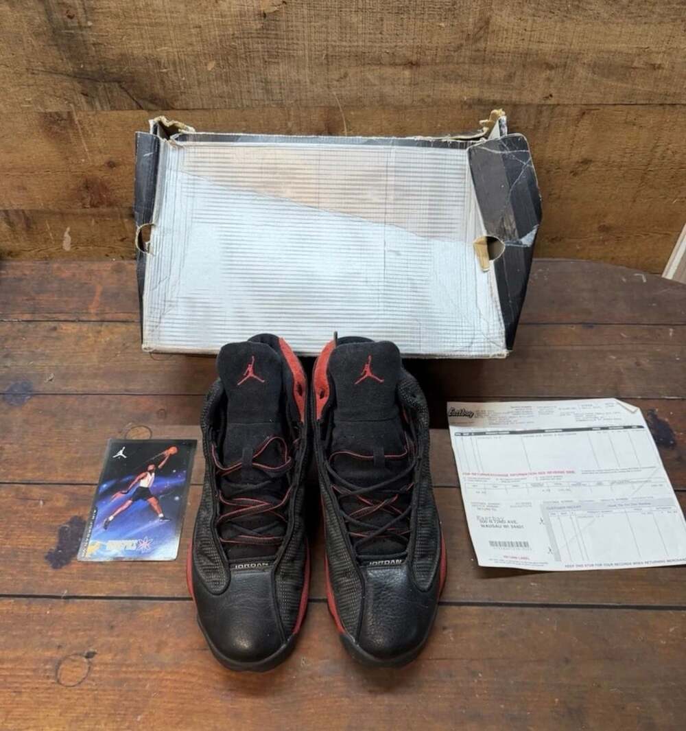 Nike Air Jordan 13 Retro Size 13 Black Red Bred